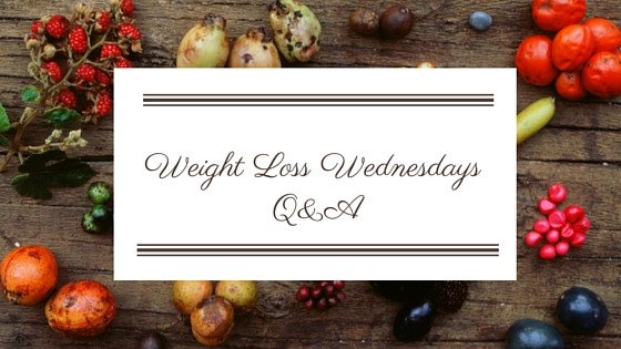 Weightloss banner with strawberry in the background